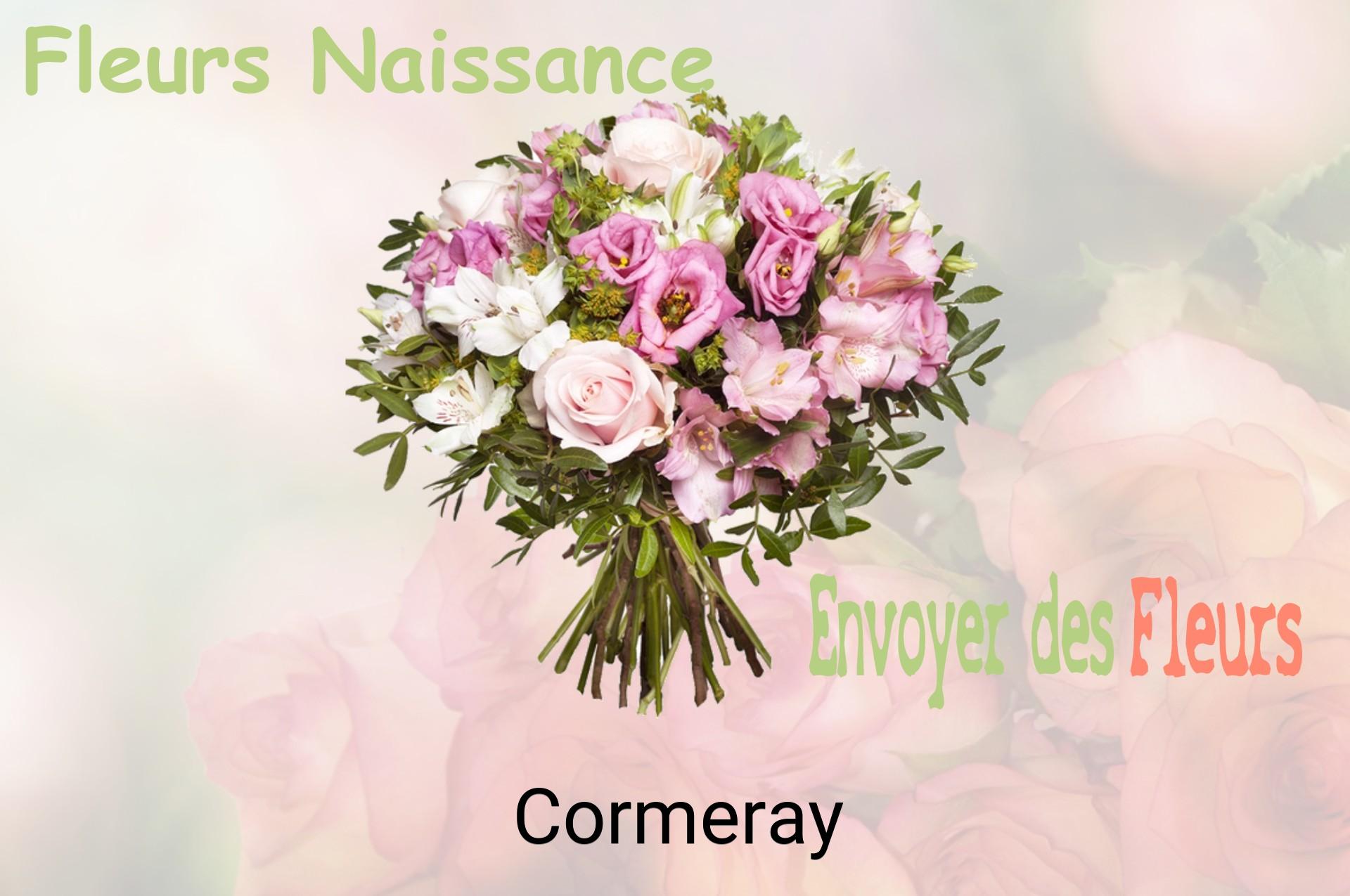 Bouquet de fleurs de naissance livré à Cormeray